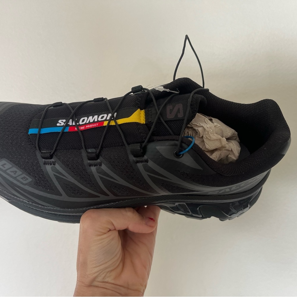 Salomon XT-6 black shoes